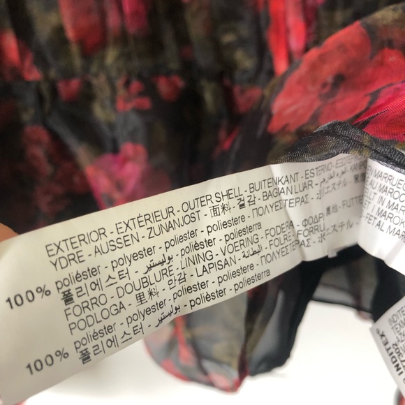 Zara Floral Sheer Blouse - Picture 8 of 8